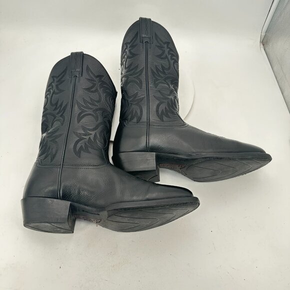 Ariat Heritage Men Size 9EE 34770 Black Leather Pull On Western Cowboy Boot - Picture 6 of 12